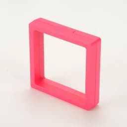 Colorful Travel PE Film Jewelry Storage Box Set Rings Bracelet Coin Gems Organizer 3D Floating Frame Dustproof Exhibition Decor