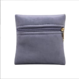 Portable Zipper Velvet Bag Jewelry Ring and Accessory Packaging and Storage Bag Double-sided Velvet Bag
