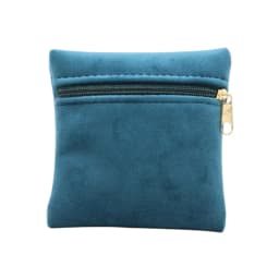 Portable Zipper Velvet Bag Jewelry Ring and Accessory Packaging and Storage Bag Double-sided Velvet Bag