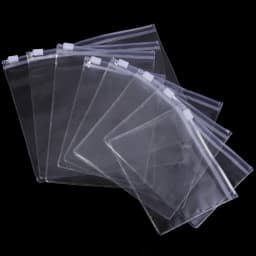 10pcs PVC Transparent Zipper Bag Plastic Jewelry Storage Pouches For Home Jewelry Earrings Bracelet Necklace Gifts Packaging Bag