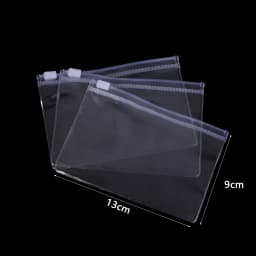 10pcs PVC Transparent Zipper Bag Plastic Jewelry Storage Pouches For Home Jewelry Earrings Bracelet Necklace Gifts Packaging Bag
