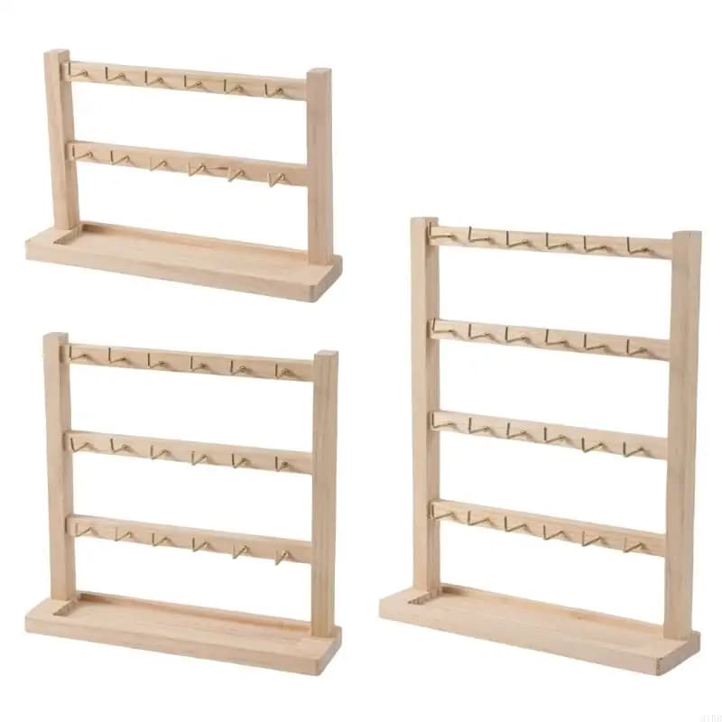 652F Compact Keychain Display Holder Space Efficient Keychain Display Stand Hodler Rack for Clutter Organization