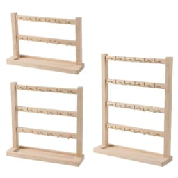 652F Compact Keychain Display Holder Space Efficient Keychain Display Stand Hodler Rack for Clutter Organization