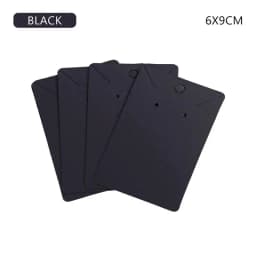 50pcs/lot 6x9cm Earrings Necklaces Display Cards for Jewelry Boxed and Packaging Cardboard Hang Tag Card Ear Studs Paper Card