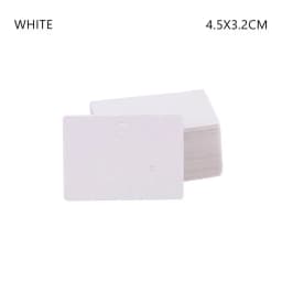 50pcs/lot 6x9cm Earrings Necklaces Display Cards for Jewelry Boxed and Packaging Cardboard Hang Tag Card Ear Studs Paper Card