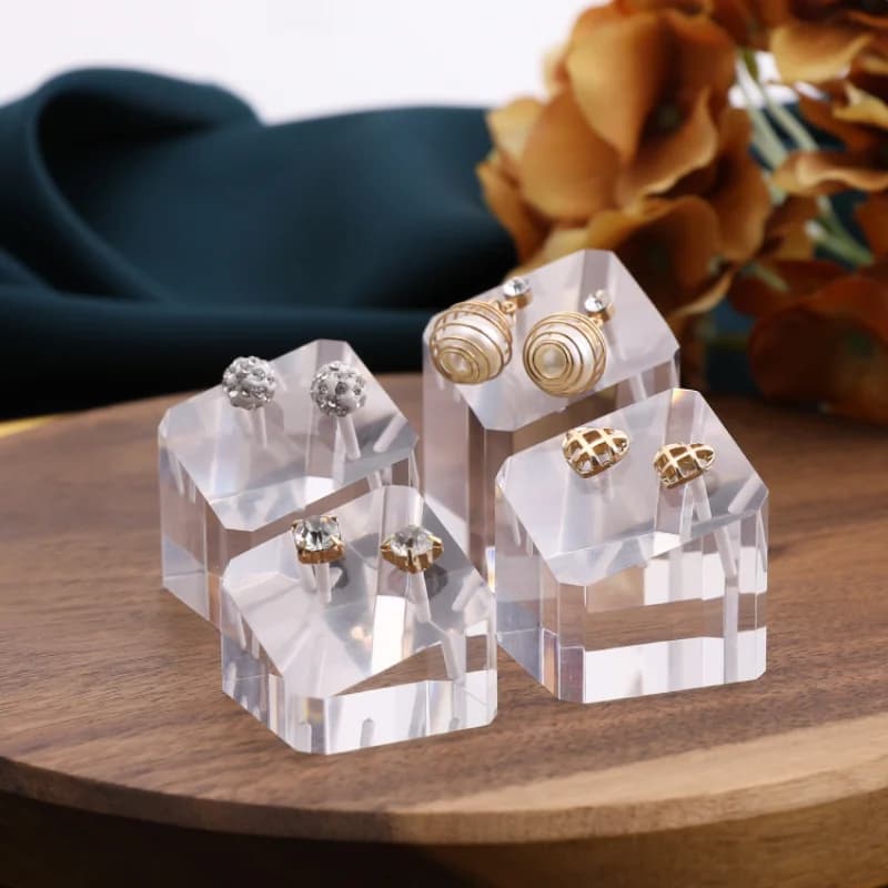 Earring stand holder jewellery display jewelers jewelry organizer stands for drop earrings hanger earing stand set case acrylic