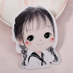 50pcs Cute Girls Barrettes Display Cards Hair Clips Packing Paper Card for DIY Hair Accessories Retail Price Tags Holder Labels