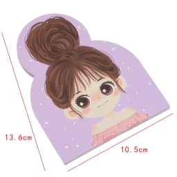 50pcs Cute Girls Barrettes Display Cards Hair Clips Packing Paper Card for DIY Hair Accessories Retail Price Tags Holder Labels