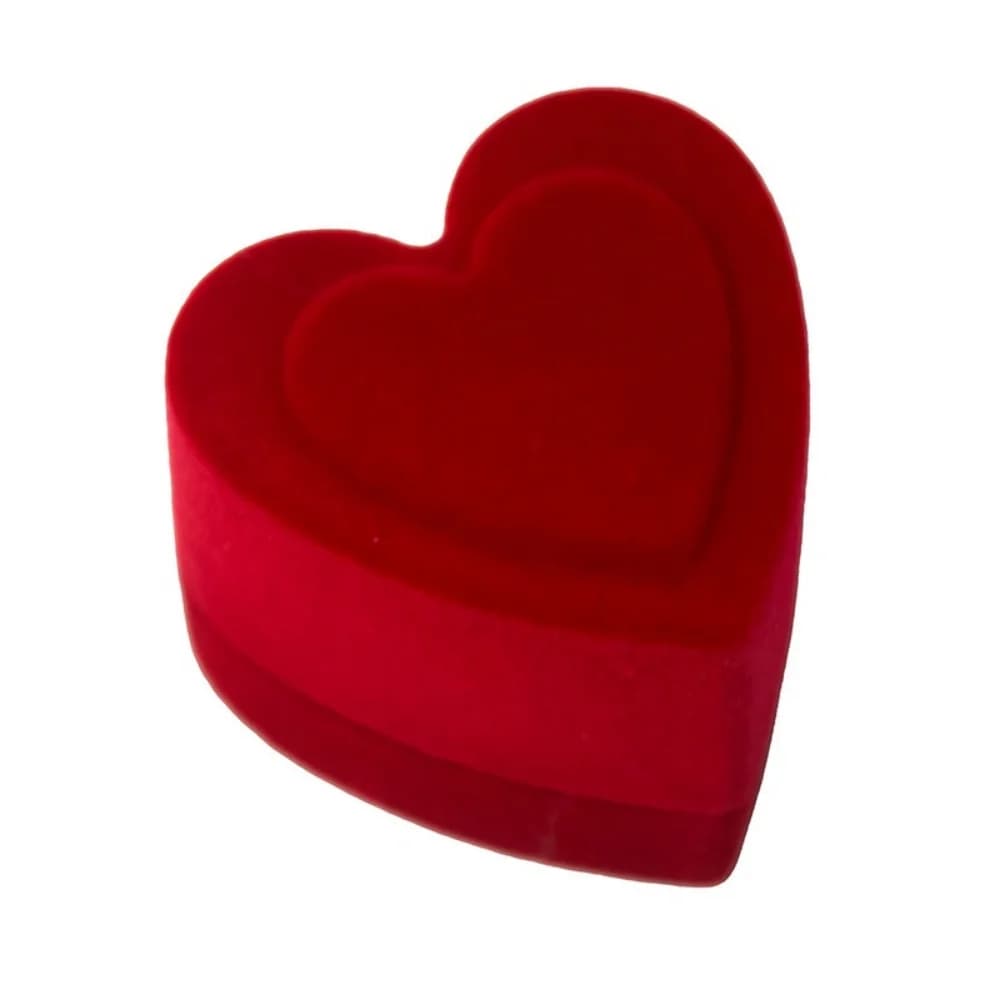 Earring Packaging Box Plush Jewelry Display Case Velvet Jewelry Box Luxurious Valentine'S Day Gift Box For Wedding Anniversary