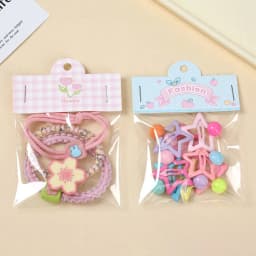 50pcs 6x8cm Korea Pink Plaid Kraft Paper Tag Packaging Cards for DIY Jewelry Bracelet Retail Tag Hair Accessories Display Labels