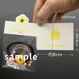 50pcs 6x8cm Korea Pink Plaid Kraft Paper Tag Packaging Cards for DIY Jewelry Bracelet Retail Tag Hair Accessories Display Labels