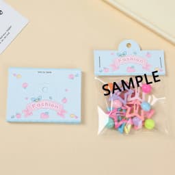 50pcs 6x8cm Korea Pink Plaid Kraft Paper Tag Packaging Cards for DIY Jewelry Bracelet Retail Tag Hair Accessories Display Labels