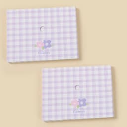 50pcs 6x8cm Korea Pink Plaid Kraft Paper Tag Packaging Cards for DIY Jewelry Bracelet Retail Tag Hair Accessories Display Labels