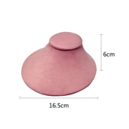 Pink Velvet Jewelry Display Stand Counter Window Necklace Earring Organizer Props Set Business Exhibition Showacase Rack