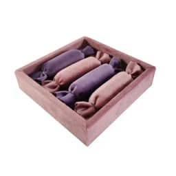 Pink Velvet Jewelry Display Stand Counter Window Necklace Earring Organizer Props Set Business Exhibition Showacase Rack