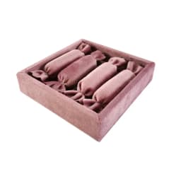 Pink Velvet Jewelry Display Stand Counter Window Necklace Earring Organizer Props Set Business Exhibition Showacase Rack