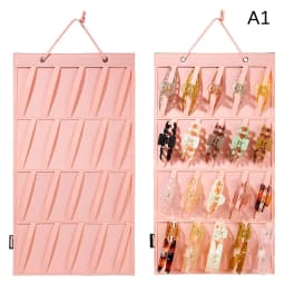 Hair Claw Clips Organizer Hanging Wall Hair Claws Holder Organizers For Women Girls Hairpins Display Accessories Storage Bag