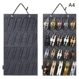 Hair Claw Clips Organizer Hanging Wall Hair Claws Holder Organizers For Women Girls Hairpins Display Accessories Storage Bag
