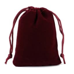 100pcs/Lot Drawstring Velvet Bags Jewellery Pouches 5x7 7x9 8x10 10x12cm Wedding Party Gift Packaging Bag Custom Logo Print