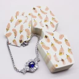 4.5x12cm 50 Piece Jewelry Set Card Paper Necklace/Bracelet/Hair Accessory Display Label Card
