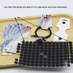 4.5x12cm 50 Piece Jewelry Set Card Paper Necklace/Bracelet/Hair Accessory Display Label Card