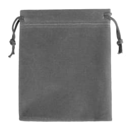 10Pcs/lot Gray Velvet Bag Jewelry Packing Drawstring Pouches Gift Bags For Wedding Party Can Customized