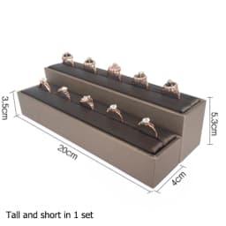 Jewelry Display Props Necklace Jewelry PU Show Support Ring Bracelet Pendant Showing Stand Ring Bracelet Organizers