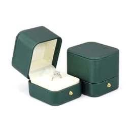 Hot Sale Leather Jewellery Gift Packaging Box Pendant Necklace Bracelet Earring Jewelry Ring Box Gift Cases Customized Logo