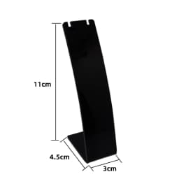 Fashion White Acrylic Necklace Jewellry Display Stand Holder Earring Pendant Exhibition Shelf 3 Sizes Jewellery Storage Showcase