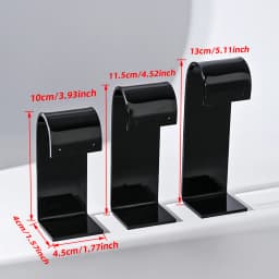 New Fashion 3pcs Of Set Of Black/White/Transparent Acrylic Earrings Jewelry Display Stand Props Display Shelf Shot