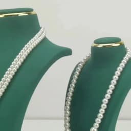 Luxury Exhibitor PU Leather Necklace Jewelry Display Stand Neck Bust Model for Jewelry Store Showcase Props Window Counter Rack