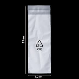 50pcs/Lot CPE Frosted Bags Jewelry Package Plastic Bag for Earrings Necklace Bracelet Beads Jewelry Organizer Display Packaging