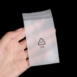 50pcs/Lot CPE Frosted Bags Jewelry Package Plastic Bag for Earrings Necklace Bracelet Beads Jewelry Organizer Display Packaging