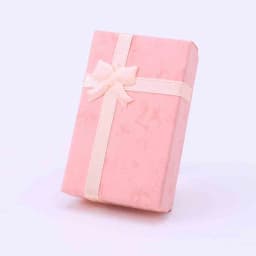 10Pcs 5x8x2.5cm Jewelry Box Gold Silver Gift Cardboard Boxes for Pendent Necklace Earrings Rings Bag Packaging with White Sponge