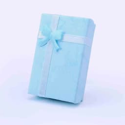 10Pcs 5x8x2.5cm Jewelry Box Gold Silver Gift Cardboard Boxes for Pendent Necklace Earrings Rings Bag Packaging with White Sponge