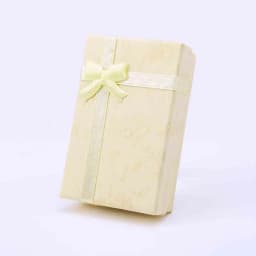 10Pcs 5x8x2.5cm Jewelry Box Gold Silver Gift Cardboard Boxes for Pendent Necklace Earrings Rings Bag Packaging with White Sponge