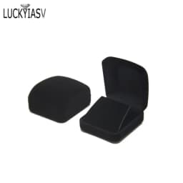 Wholesale Medals Commemorative Coins Pins Merit Badge Display Jewellery Gift Storage Boxes Black Velvet Carrying Case Organizer