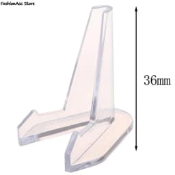 1Pc Card Display Show Stand Acrylic Jewellery Stand Holder Collectibles Coins Easel Medal Badge Holder