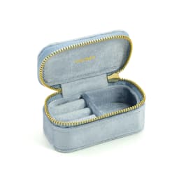 TAIMY Personalise Mini Velvet Jewelry Box Custom Logo Kawaii Girls Ring Earrings Tiny Jewelry Storage Box Jewellery Organizer