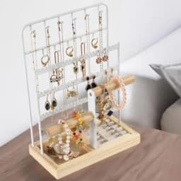 Jewelry Rack Multi Tiers Stable Earrings Rings Necklaces Bracelets Display Holder Shop Showcase Jewelry Organizer Display Stand