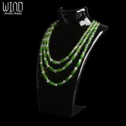 Plastic Mannequin Necklace Display Bust Stand Holder Jewellry Mannequin Bust Rack for Necklaces Pendant Earrings Display Shelf