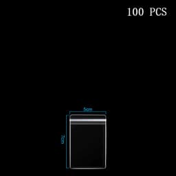 PVC Jewelry Bags Small Self-Sealing Plastic Zip Clear Bags Transparent Lock Bag Pouch For Storing Bracelets Rings Earrings