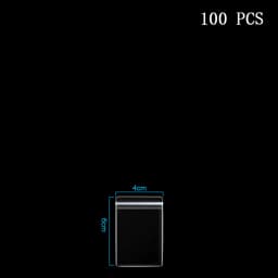 PVC Jewelry Bags Small Self-Sealing Plastic Zip Clear Bags Transparent Lock Bag Pouch For Storing Bracelets Rings Earrings