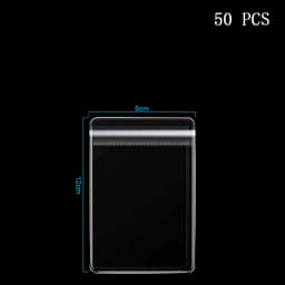 PVC Jewelry Bags Small Self-Sealing Plastic Zip Clear Bags Transparent Lock Bag Pouch For Storing Bracelets Rings Earrings