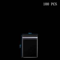 PVC Jewelry Bags Small Self-Sealing Plastic Zip Clear Bags Transparent Lock Bag Pouch For Storing Bracelets Rings Earrings