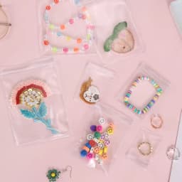 PVC Jewelry Bags Small Self-Sealing Plastic Zip Clear Bags Transparent Lock Bag Pouch For Storing Bracelets Rings Earrings