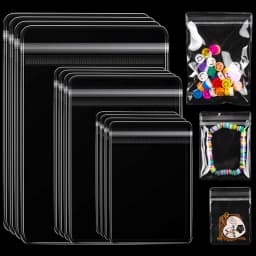 PVC Jewelry Bags Small Self-Sealing Plastic Zip Clear Bags Transparent Lock Bag Pouch For Storing Bracelets Rings Earrings