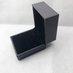 1 Vintage Black Leatherette Paper Jewelry Display Box 5 Style Ring Pendant Bangle Bracelet Pendant Storage & Package Stand Case