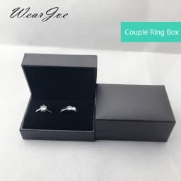 1 Vintage Black Leatherette Paper Jewelry Display Box 5 Style Ring Pendant Bangle Bracelet Pendant Storage & Package Stand Case