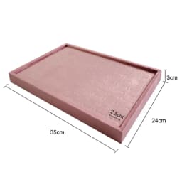 Lishi Velvet jewelry display tray ring stud earrings necklace pendants bracelet storage display tray counter display tray